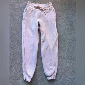 Lululemon pale pink joggers
